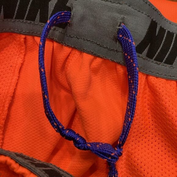 Nike Football Shorts Orange Retro Basketball Turquoise Dri-fit Small - Picture 10 of 12